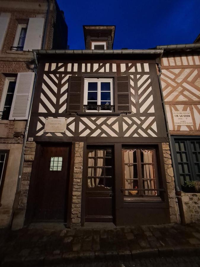 옹플뢰르 Maison Jongkind - Garage Prive 100 M - Selection Journee Du Patrimoine 2023 아파트 외부 사진